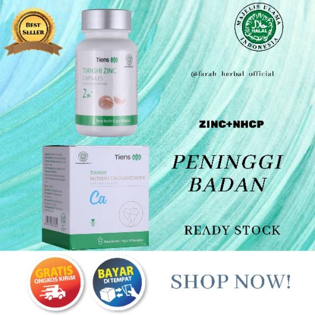 

COD PENINGGI BADAN ZINC CAPSUL SUSU KALSIUM PENAMBAH TINGGI BADAN