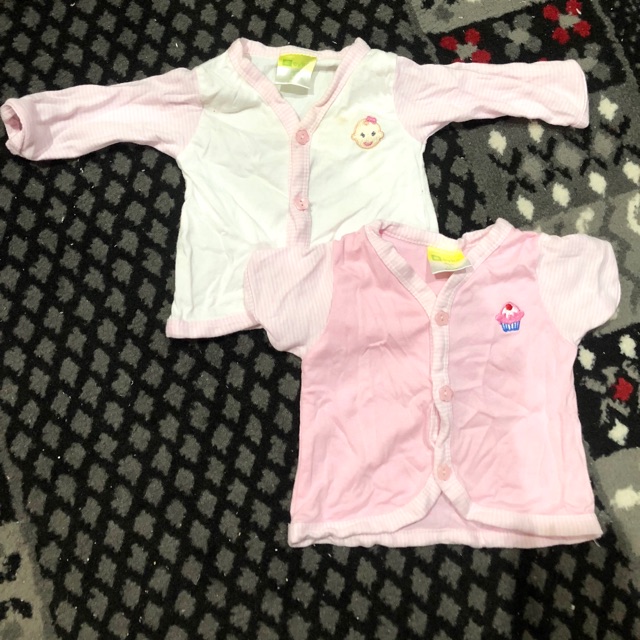 preloved atasan eyka baju bayi pakaian anak perempuan pink katun