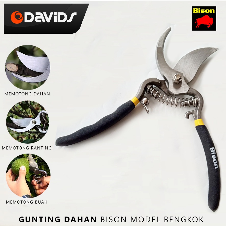 Gunting Dahan Dan Ranting Peralatan Berkebun Bonsai Stek Tanaman Bunga Potong Artificial Prunning Bison