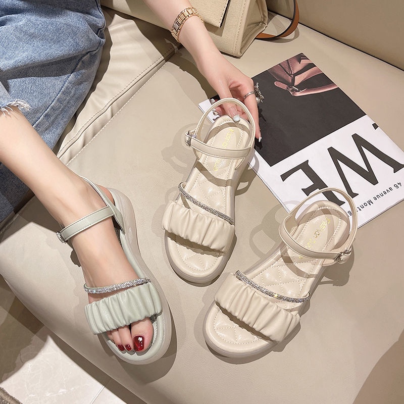 [COZY] Sheila Sandal Tali Manik Korea Fashion Wanita Import