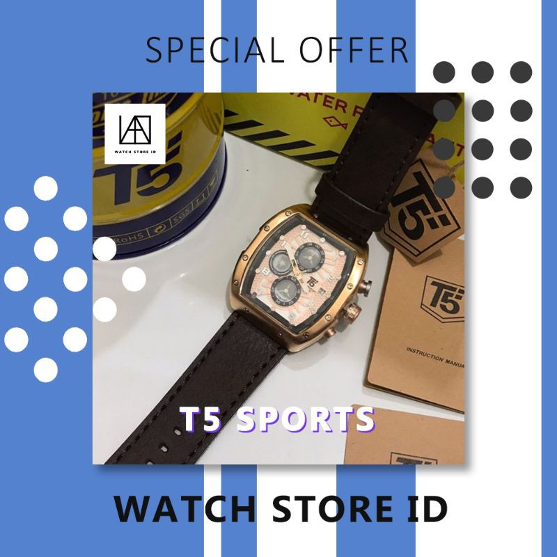 Jual JAM TANGAN T5 SPORTS ORIGINAL LENGKAP DENGAN BOX Shopee Indonesia