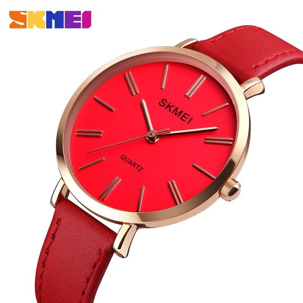 Jam Tangan Wanita / Analog / SKMEI 1397 Leather / Jam Analog SKMEI Original