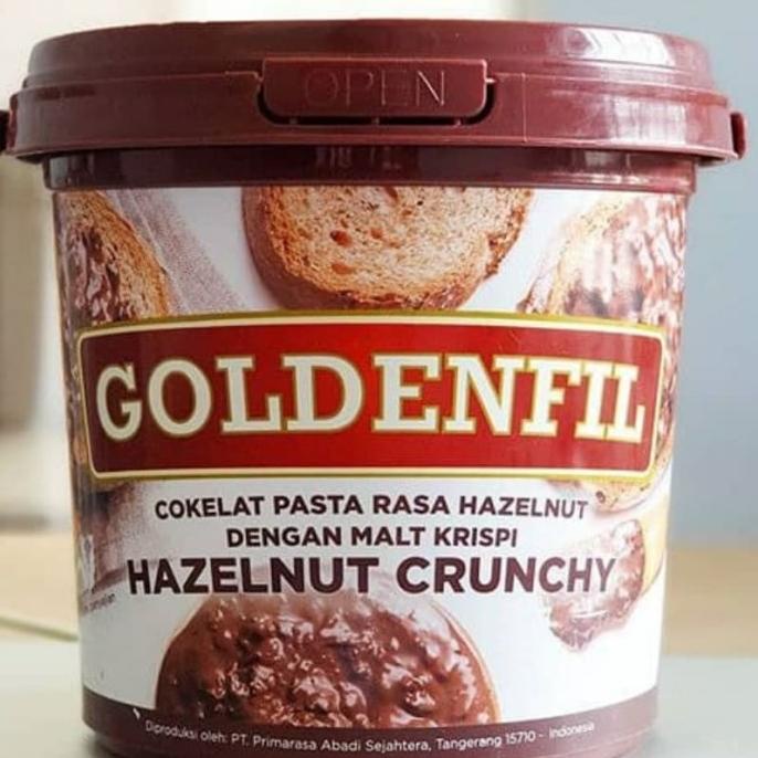 

goldenfil hazelnut crunchy 1kg TERLARIS TERPERCAYA ORIGINAL