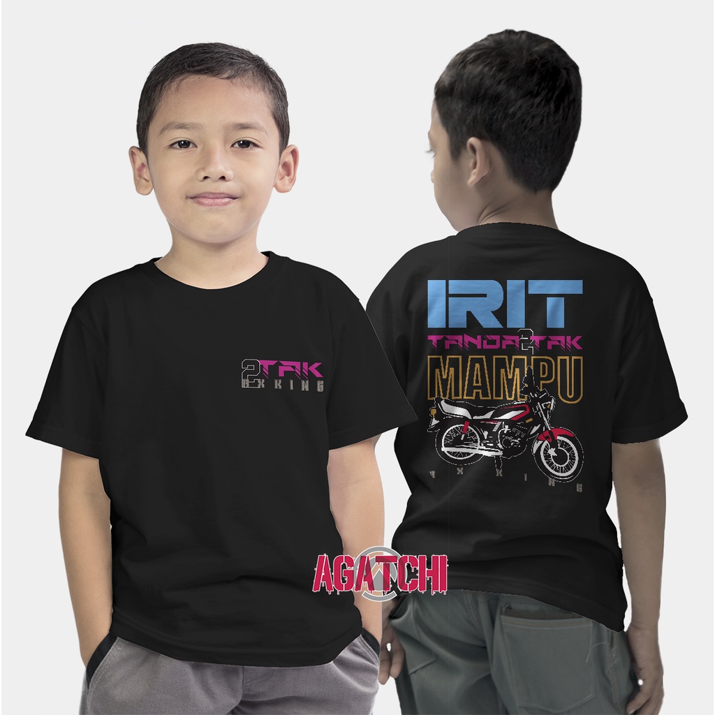 Baju Kaos Atasan Anak Laki-Laki Agatchi Motif King