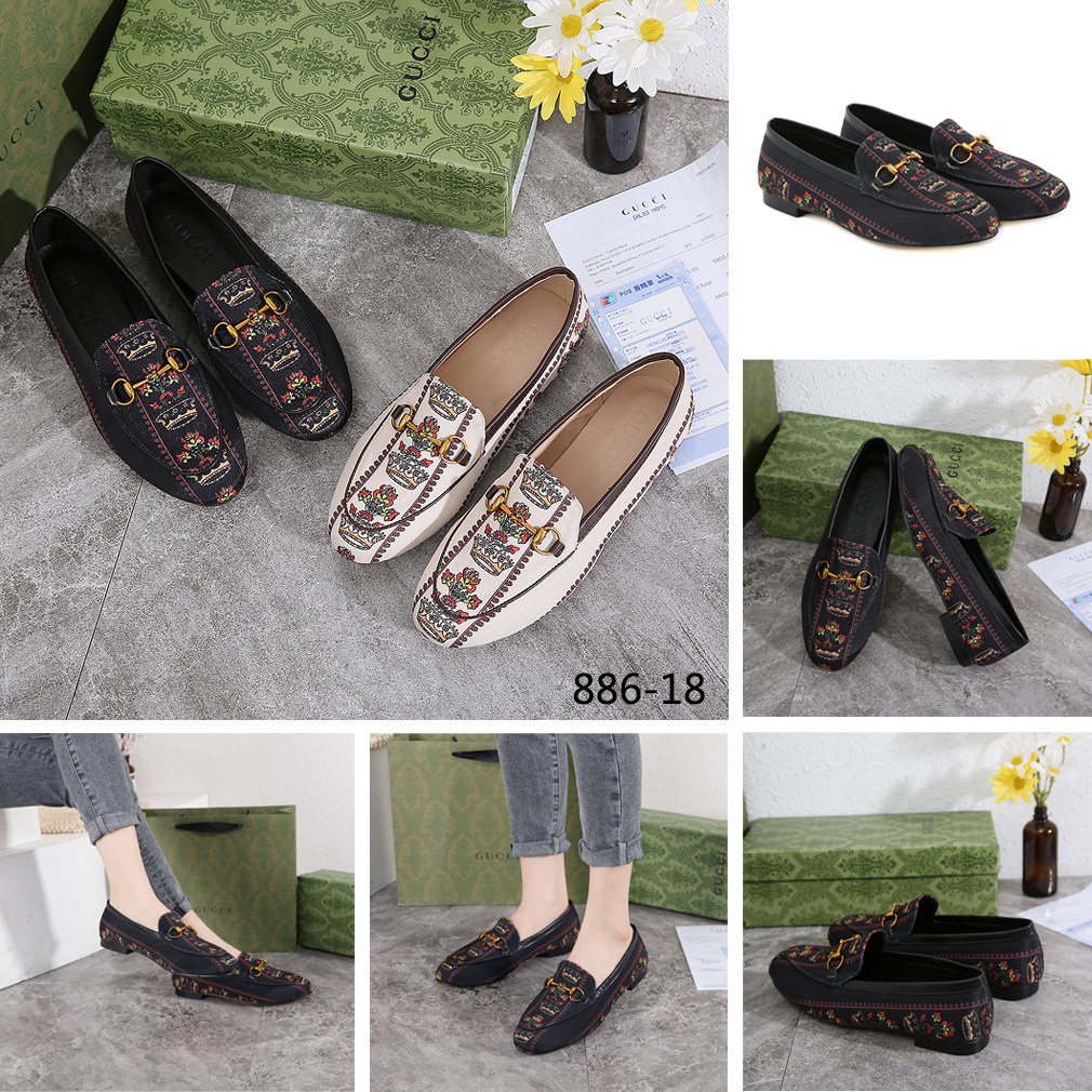 GC Loafer With Canvas Print #886-18