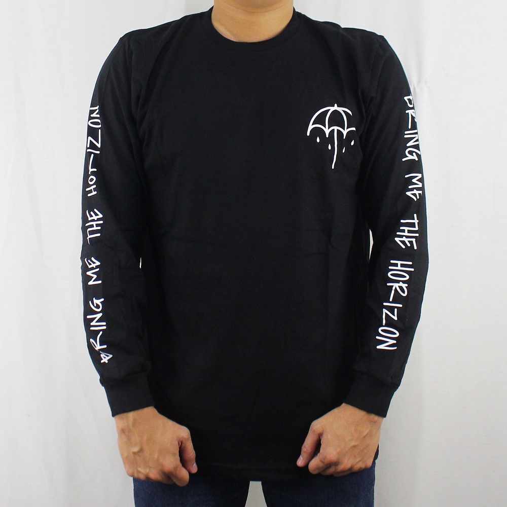 KAOS LENGAN PANJANG BRING ME THE HORIZON 02 SIZE L XL XXL - BMTH - BAJU MUSIK BRING ME THE HORIZON - KAOS MUSIK BRING ME THE HORIZON - BAJU MUSIK LENGAN PANJANG - LONGSLEEVE MUSIK METAL - MUSIK UNDERGROUND - MUSIK ROCK