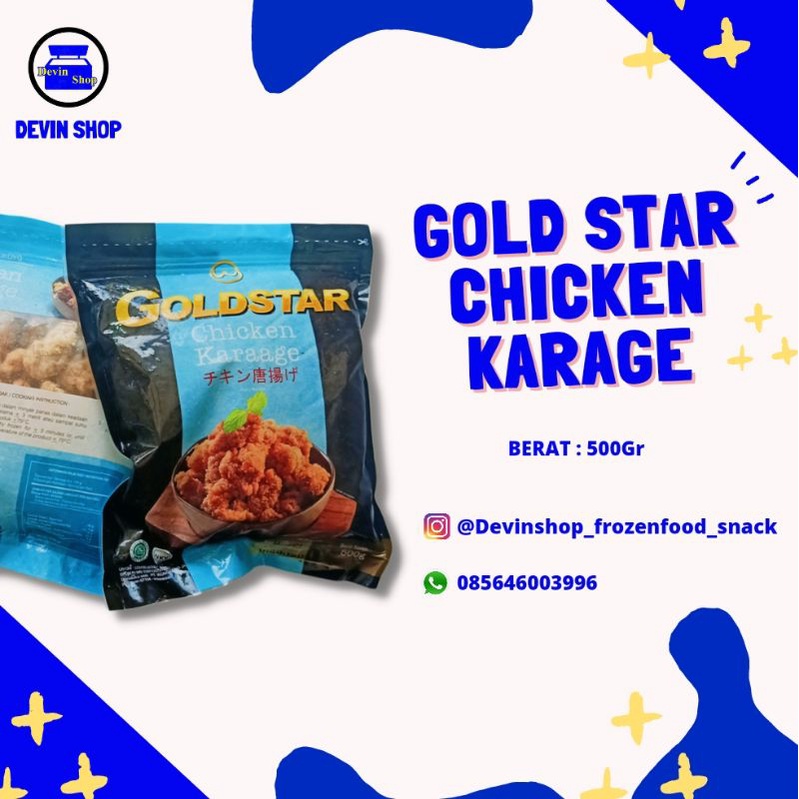 

GOLDSTAR CHICKEN KARAGE 500GR