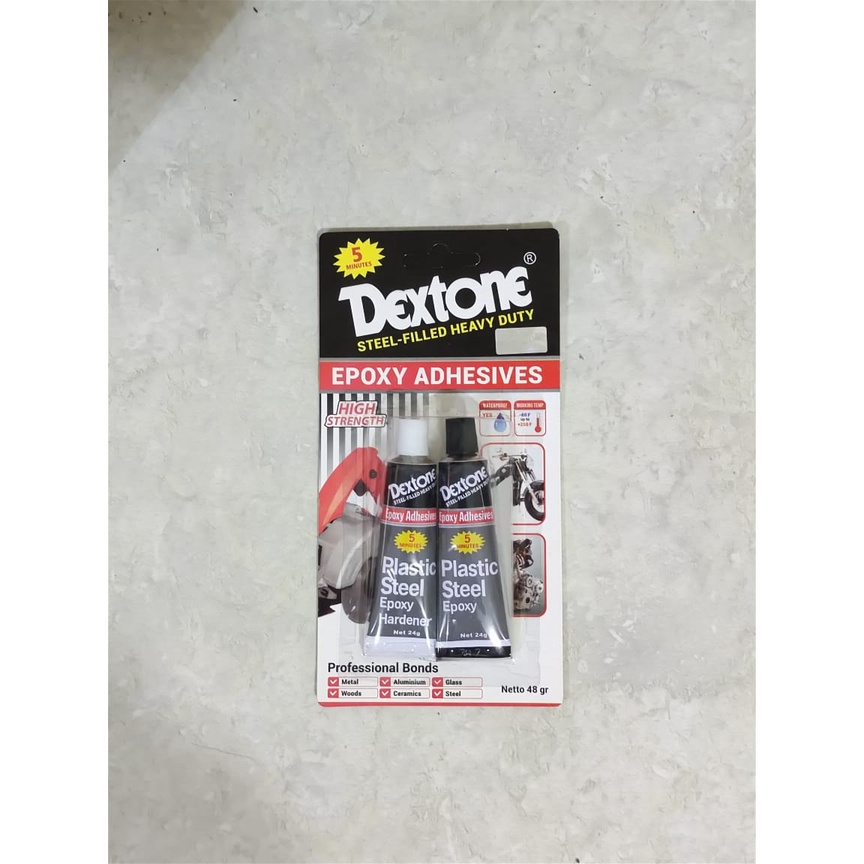 

Lem Besi Dextone 5 Menit Epoxy Ahesives 48G 48Gr