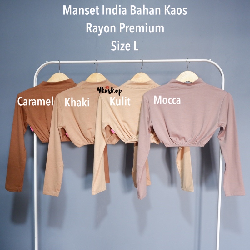MANSET INDIA bahan Kaos Premium Size L