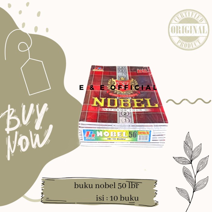 

Gaya Buku Tulis Boxy Nobel 50 Lembar / Buku Boxy Campus Nobel /Buku Panjang Promo