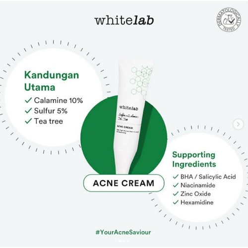 Whitelab Acne Cream 10g