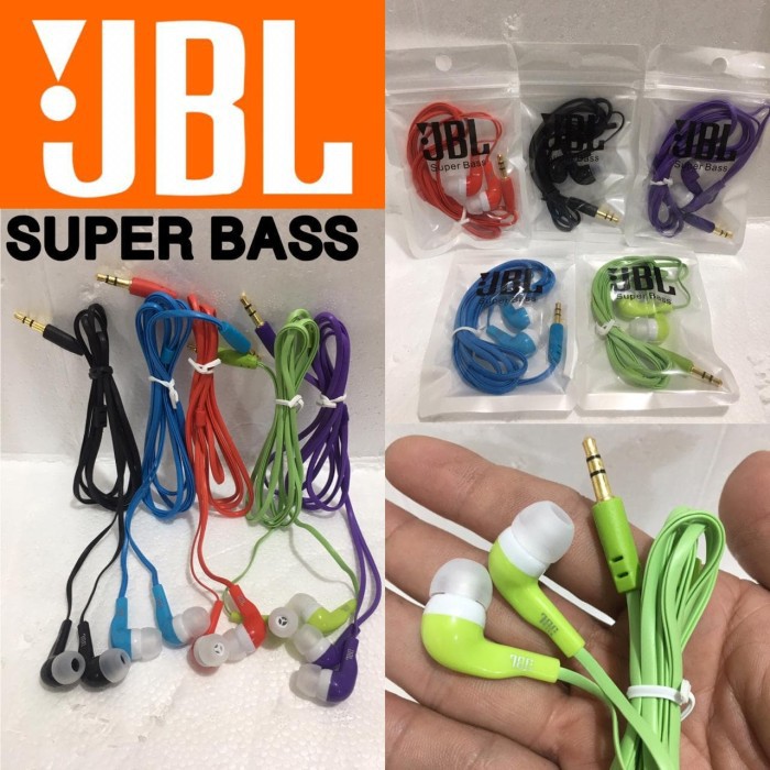 Handsfree JBL MP3 non mic Extra Bass Headset Earphone