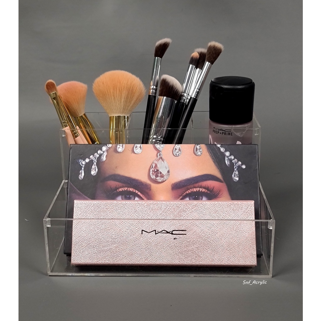 BRUSH HOLDER ACRYLIC / KOTAK SKINCARE / KOTAK BRUSH / PENYIMPAN SKINCARE / KOTAK PENYIMPAN BRUSH