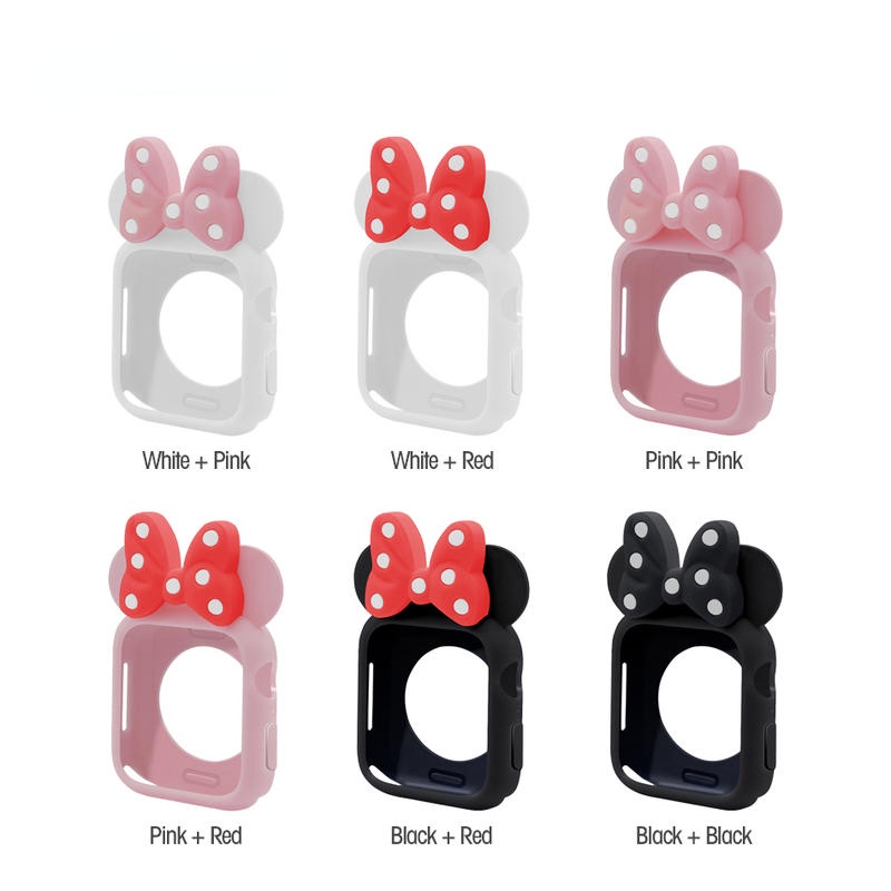 Case Pelindung Mini Bahan Silikon TPU Untuk iWatch Seri 6 4 3 2 1 5 40MM 44MM 38MM 42MM