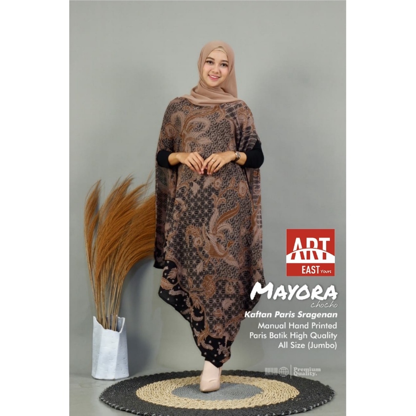 MAYORA Model Baju Kaftan Batik Wanita Dewasa Remaja Kekinian Jumbo Modern Terbaru 2022 Original Bisa
