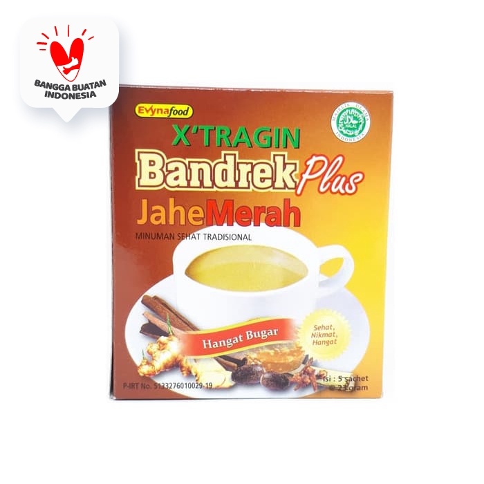 

TRADISIONALMINUMAN- XTRAGIN BANDREK PLUS JAHE MERAH 1 BOX 5 SACHET -MINUMAN-TRADISIONAL.