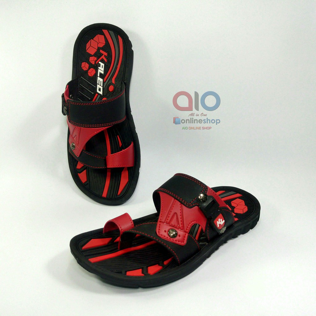 Kaleo Sandal Jempol Cowok 33-37 Sendal Casual Anak Laki Remaja Tanggung KLO 24 Bahan Kulit Sintetis