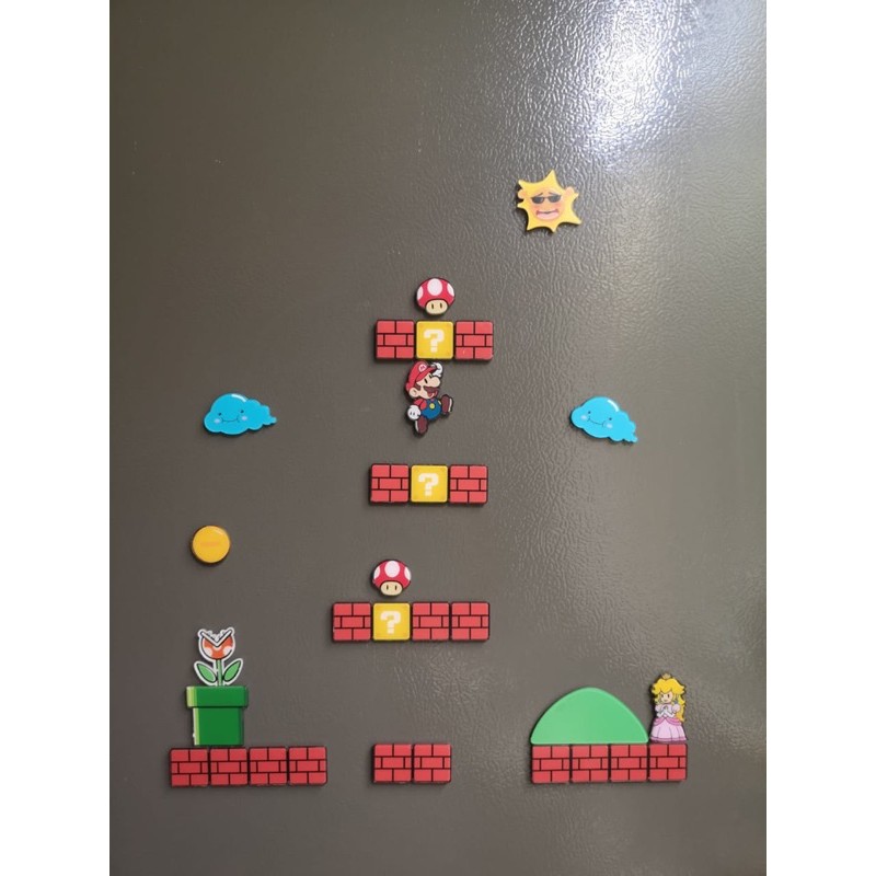 Mario Bros Fridge Magnet / tempelan kulkas Mario Bros / magnet kulkas Mario Bros