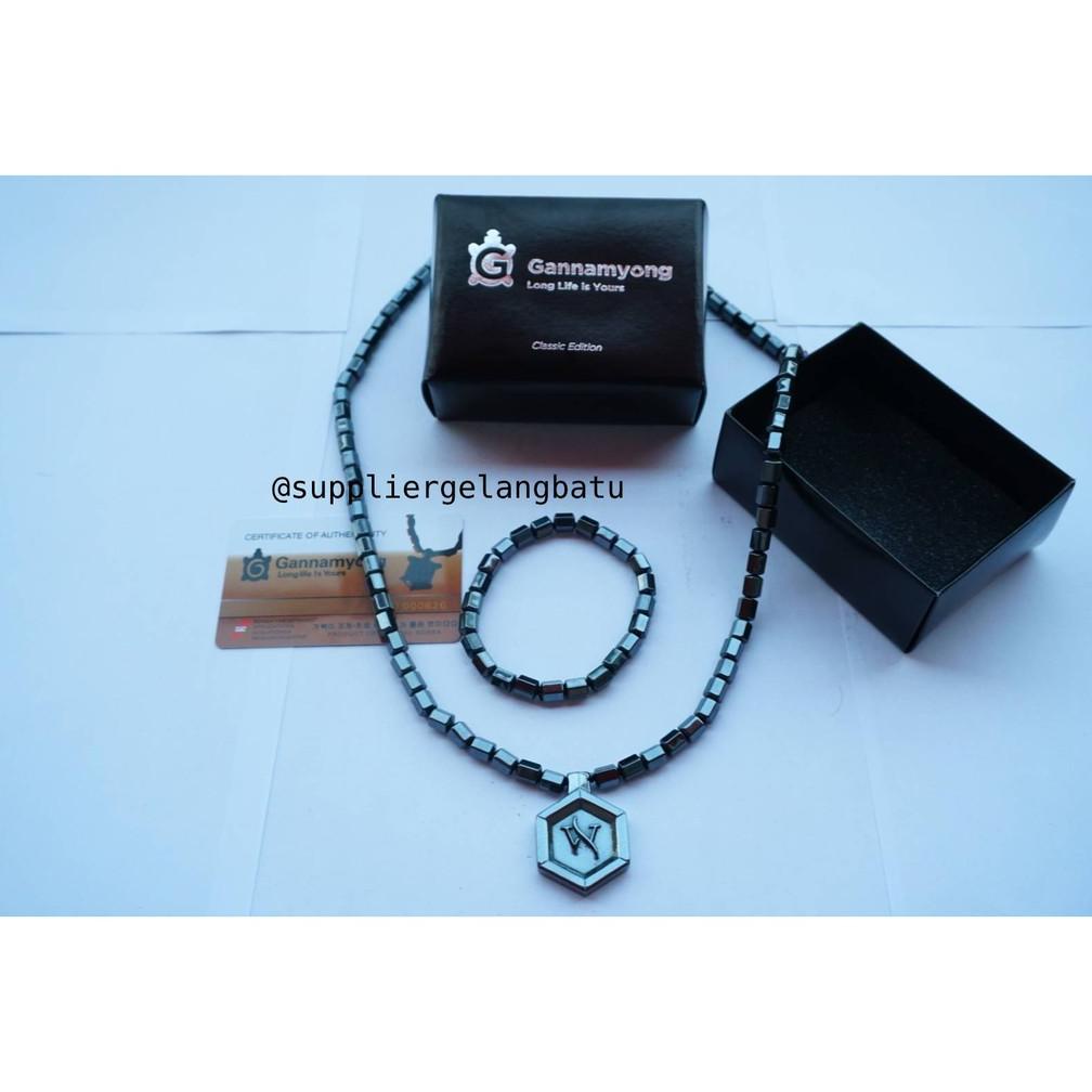 Promo Kalung Iws Lsw Biomagnetik Media Alat Terapi Free Gelang Tangan