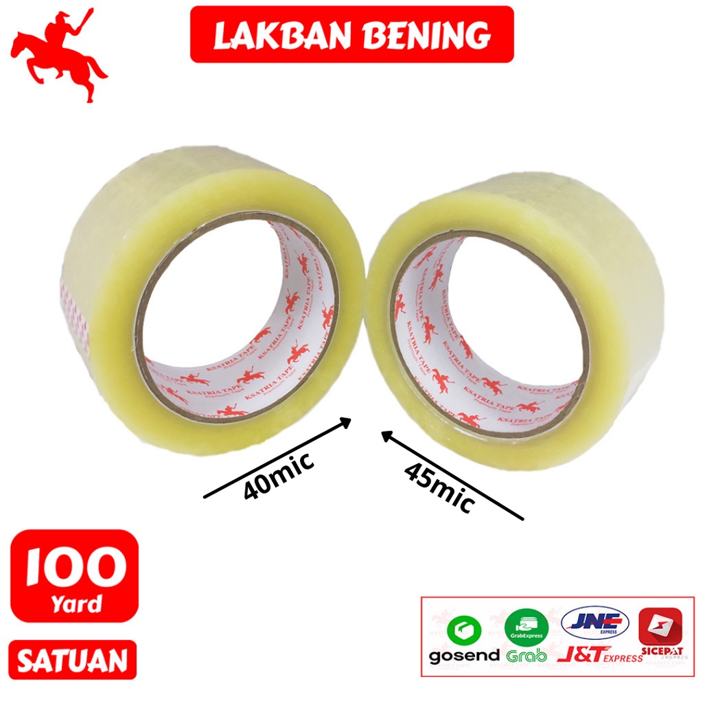 

Lakban OPP Tape / Lakban Bening Tape 100 Yard