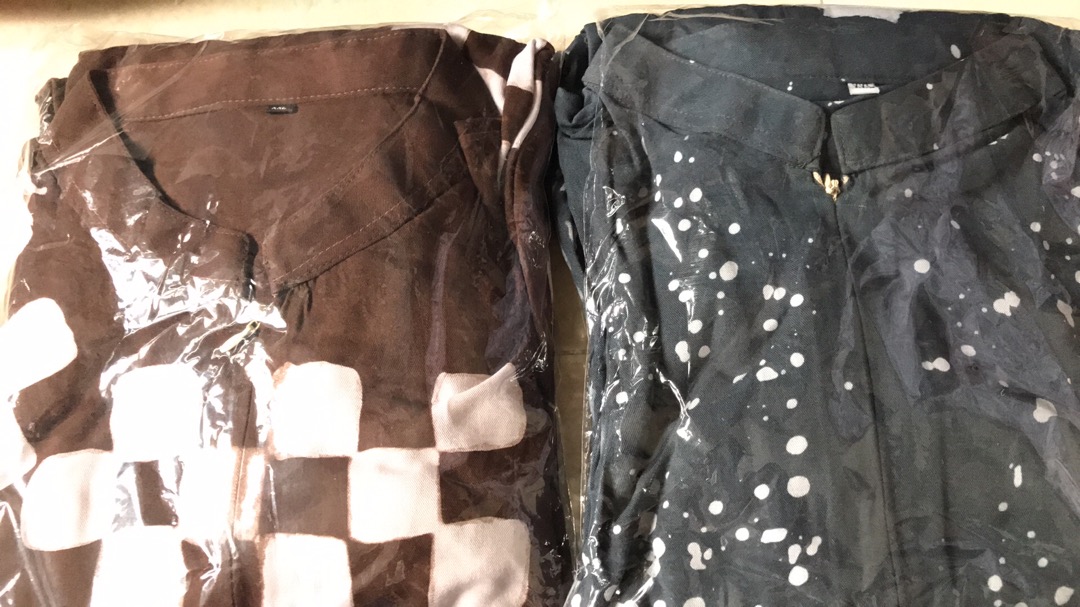 Original ! Gamis Batik Twill Ori Tiedye Abstrak Xxl