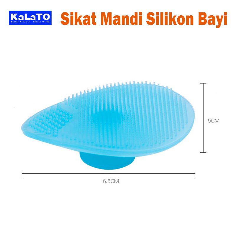 [rumahbayipdg] Sikat kepala bayi sikat mandi bayi bahan silicone