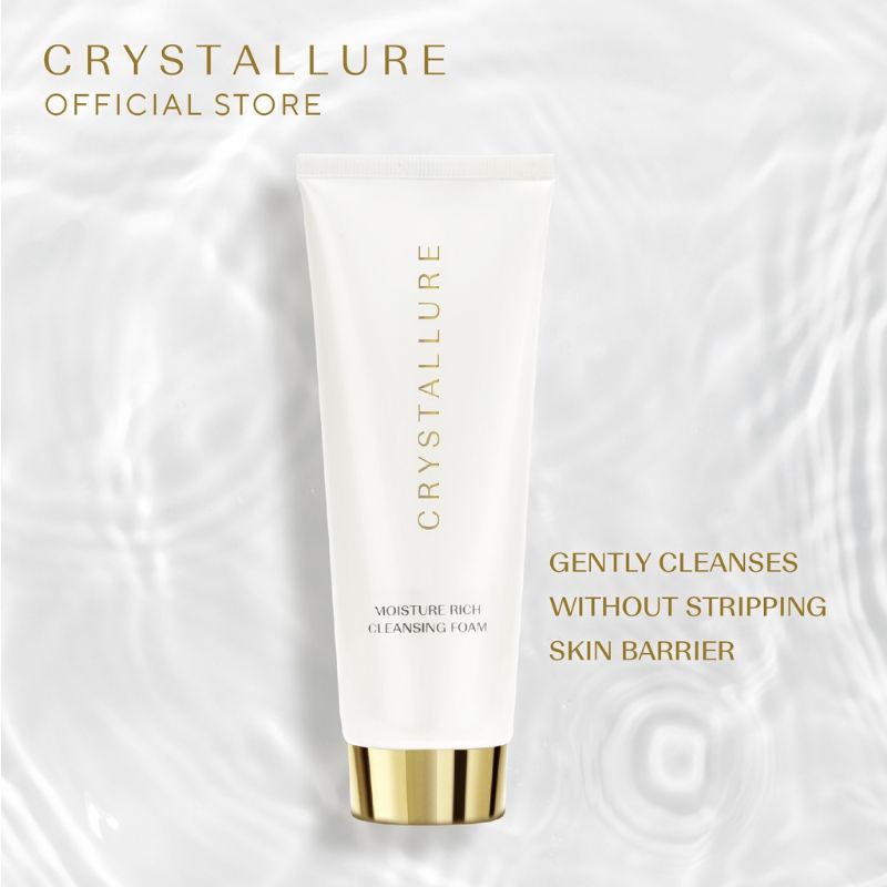 CRYSTALLURE Moisture Rich Cleansing Foam 100ml (Sabun Wajah)