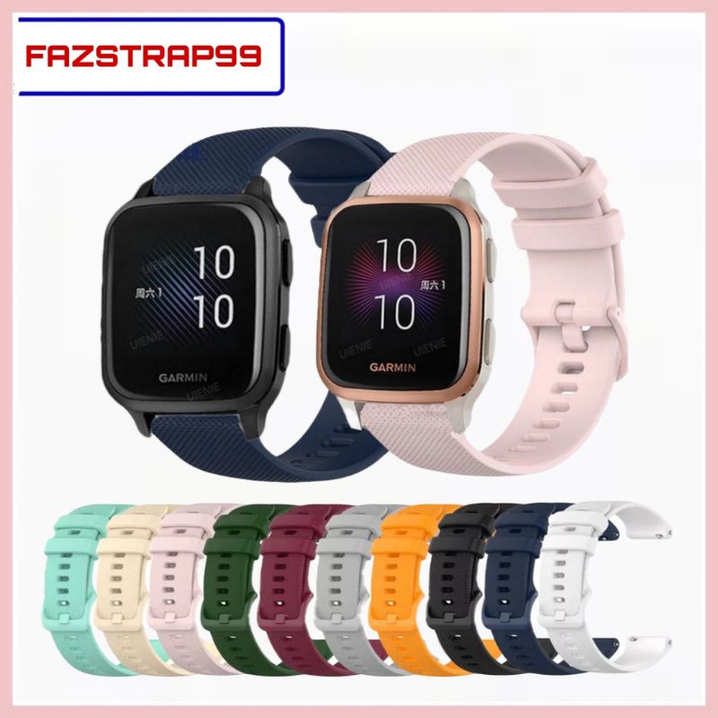 Tali Jam Tangan Strap Jam Rubber Quick Release Untuk Smartwatch Garmin Vivo Active 3 / Vivo Active 3