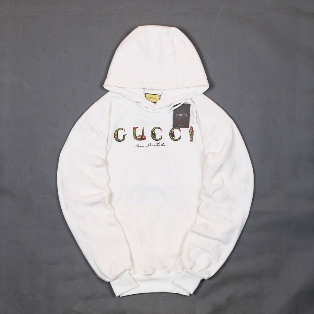 Jaket Hoodie GCC NEW AMSTERDAM – White Edition Trendy Casual Unisex Good Brand Quality Stylish