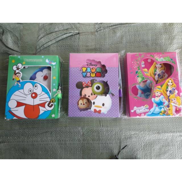 

Buku Diary Catatan Anak Karakter plus Gembok