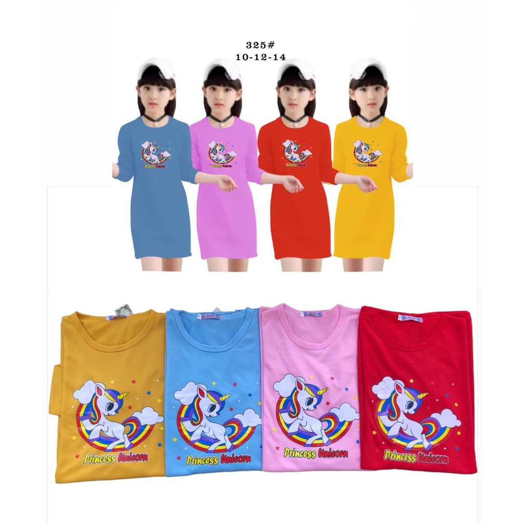 BUSANA IBUNDA - DRESS ANAK-ANAK KUDAPONY UMUR (7-14 TAHUN) # DRESS TUNIK ANAK PEREMPUAN MURAH(COD)