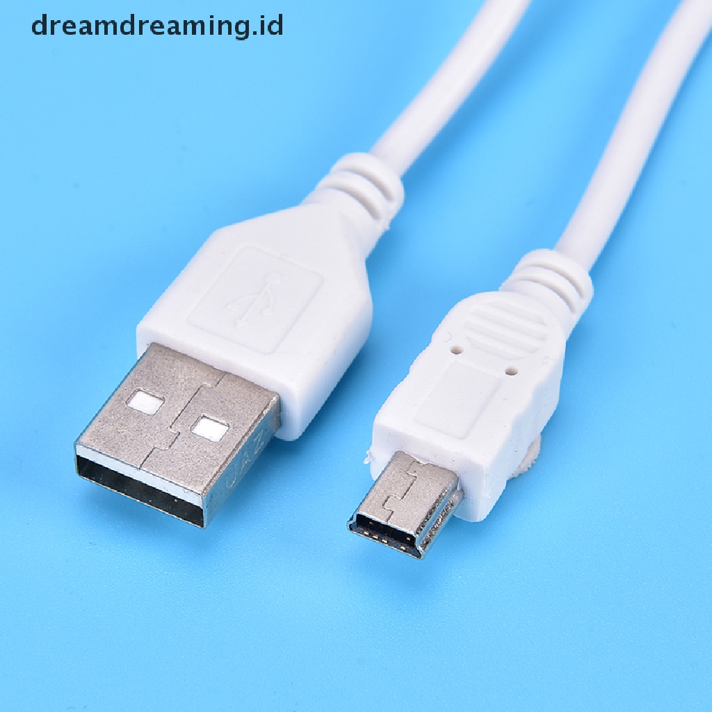 (dreamdreaming.id) Kabel Data / Charger MINI USB Tipe A Ke 5 Pin B Panjang 1m