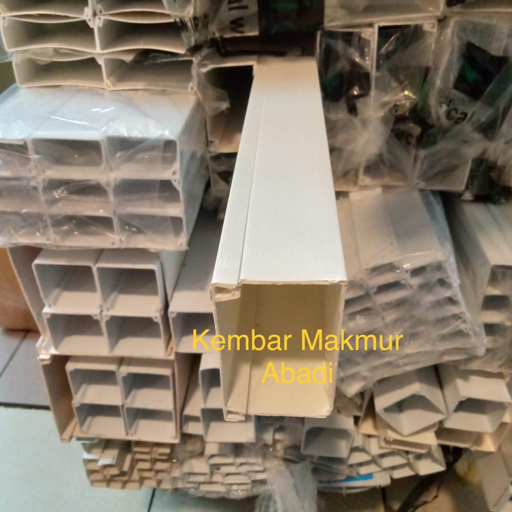 Kabel Duct 40x60mm / Trunking 40x60mm / Wiring Duct 40x60mm / Duct Tutup 40x60mm/40 x 60 - 2.9Meter