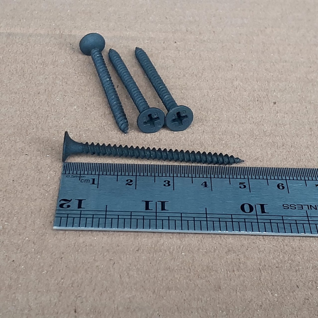 6X2 SKRUP SEKRUP GYPSUM PANJANG 5 CM 5CM 50MM 50 MM DRYWALL SCREW GIPSUM DIAMETER 3,5MM-3