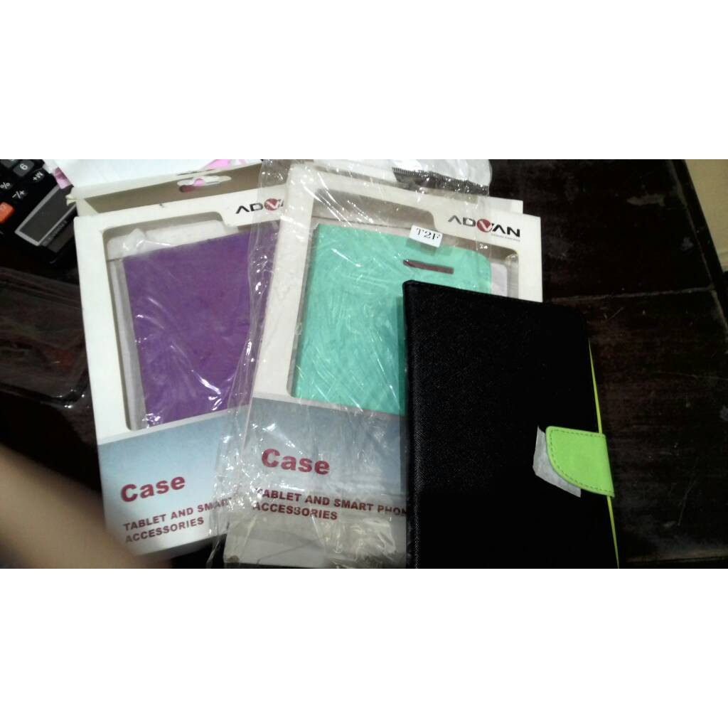 Leather Case / Dompet Tablet / Flipshell Advan T2E atau T2F