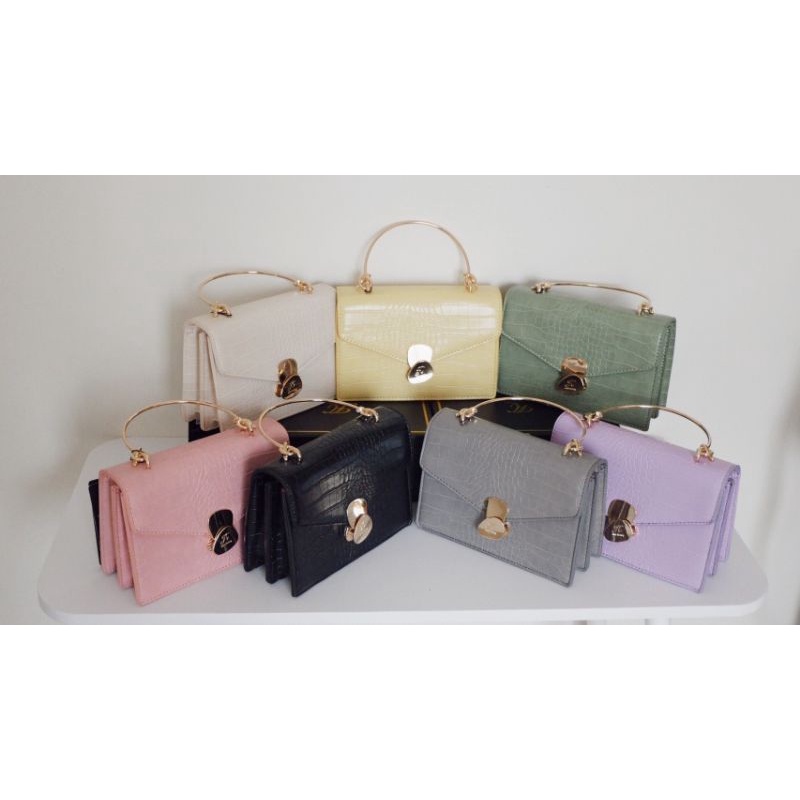 MARU BAG JIMSHONEY TAS SELEMPANG SLINGBAG  WANITA ELEGANT CROCO