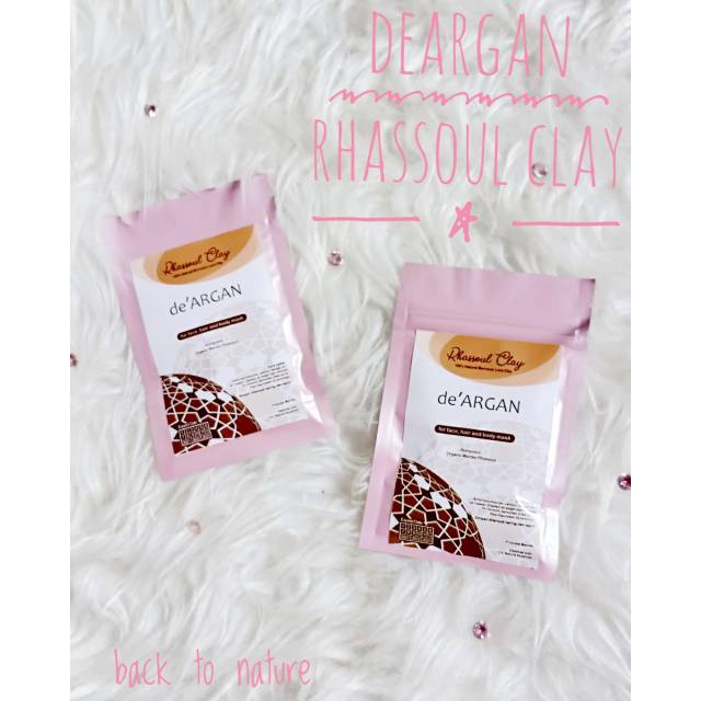 Clay De'argan (masker argan)