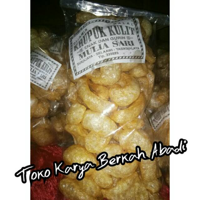 

KERUPUK KULIT Khas Tasikmalaya kemasan 240gr.