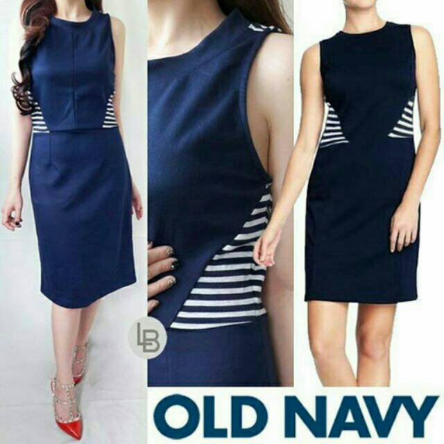 Old Navy Blue Stripe Dress