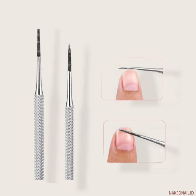 Double pusher toenail sodokan kuku kaki pedicure manicure nail pusher nail art nailart bergerigi