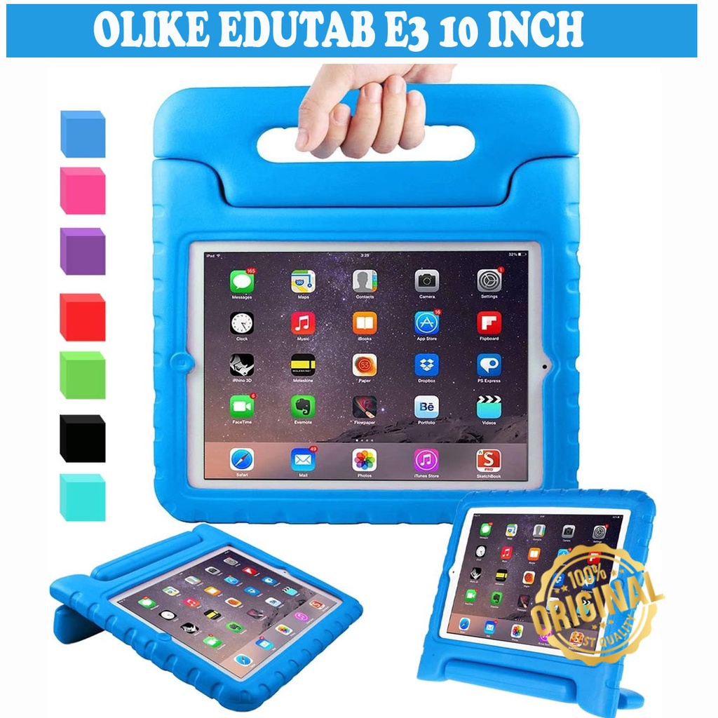 Olike EduTab E3 10 inch Softcase Cover Casing Stand Jinjing Case