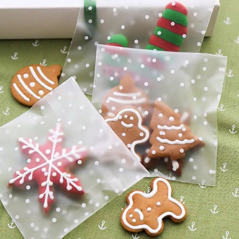 plastik packing OPP COOKIES LUCU MOTIF CHRISTMAS