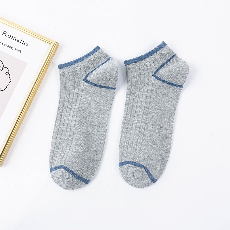 Kaos Kaki Ankle Pendek Lucu Tebal 1kg muat 86pcs Motif Brown Import Lembut GANNISE KK0002-KK0008 LIGHTGRAY