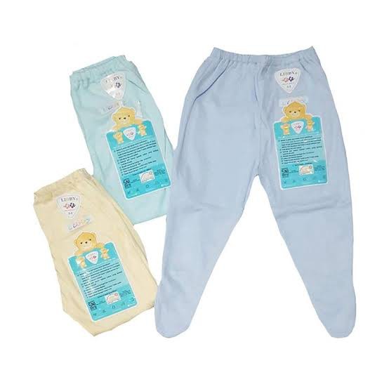 LIBBY Celana Panjang Kaki Warna Isi 3pcs/set (Tersedia Varian Ukuran)