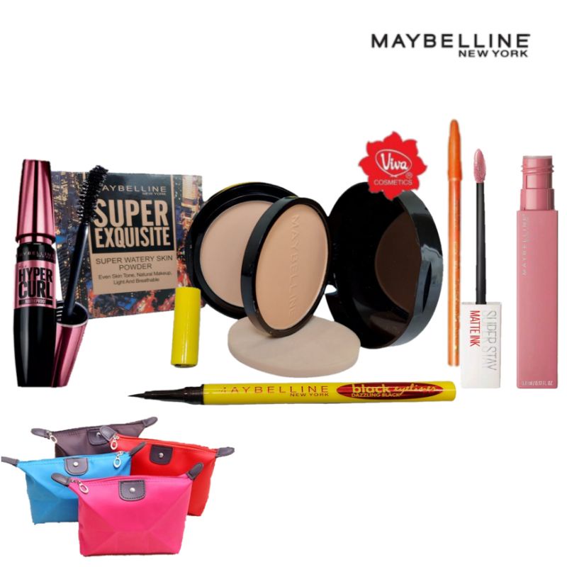 MAYBELLINE / PAKET KOMPLIT 5IN 1 / PAKET MAKEUP MAYBELLIN