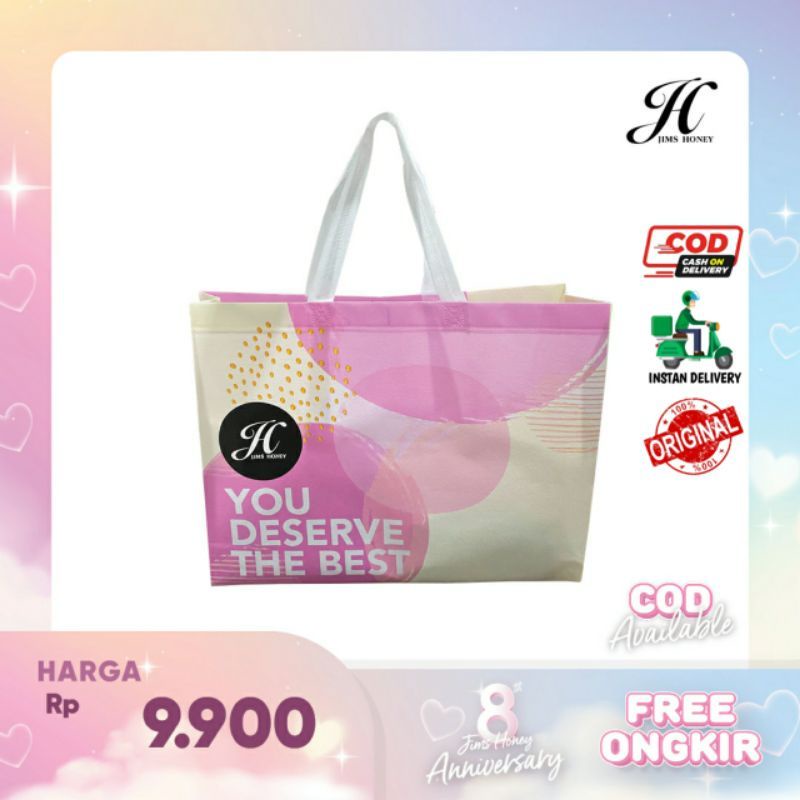 

JIMS HONEY GOODIE BAG TAS BELANJA SUPER KUAT, MUAT BANYAK