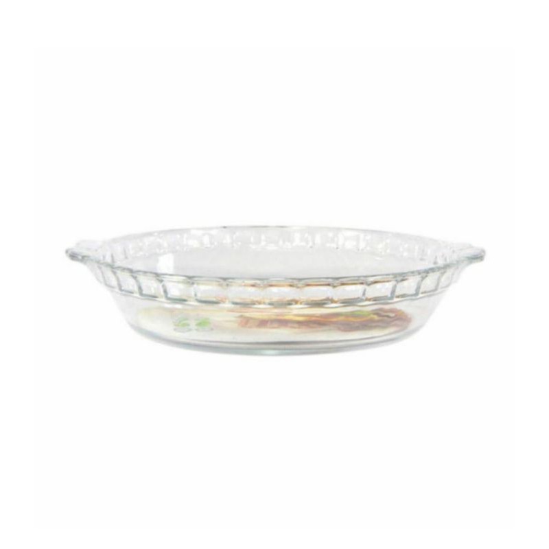 MARINEX Pie Dish Large - 1.6lt Loyang Pie Kaca Tahan Panas Oven Microwave