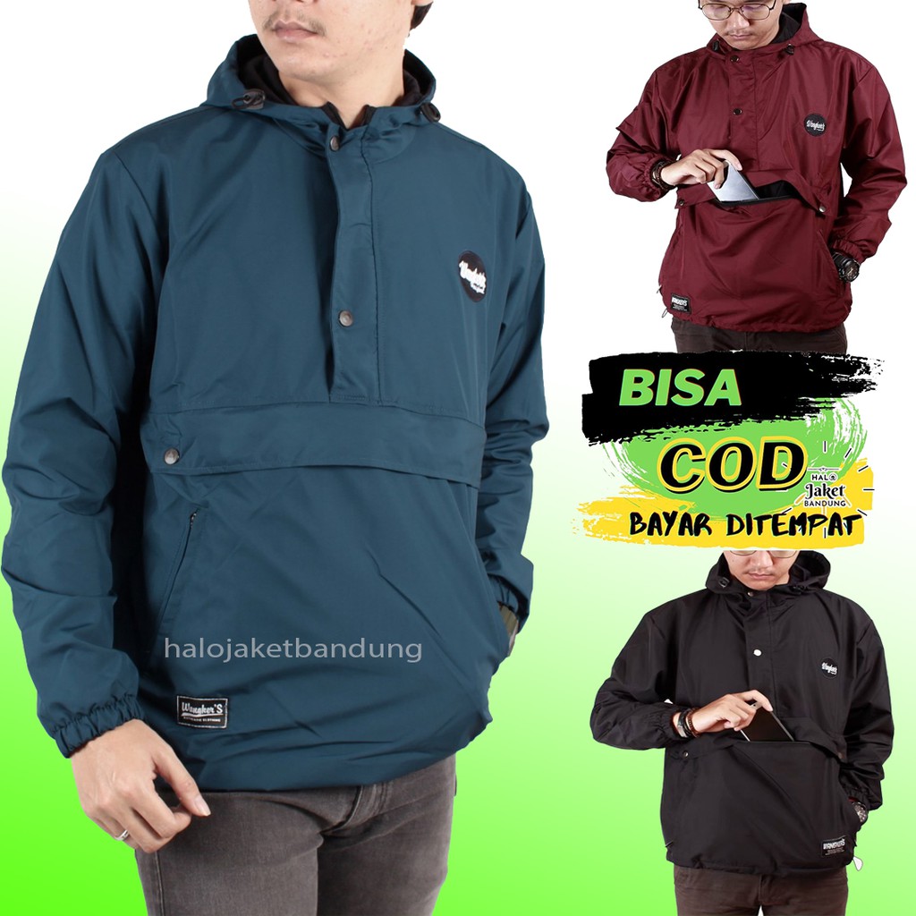 ARS Big Size Cagoule Wangkers L-XXXL / Jaket Cougle / Jaket Distro /Jaket Kantong Doraemon Original