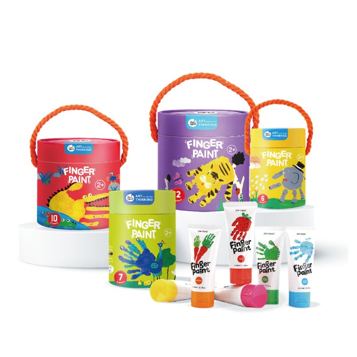 

Joan Miro FInger Paint Set 6 colors kado anak cat air washable paint