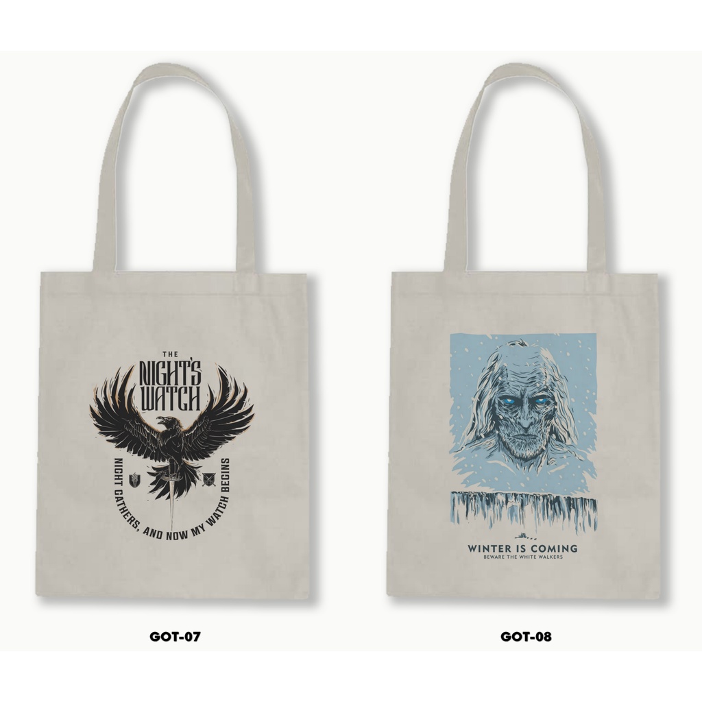 TOTE BAG BLACU- GAME OF THRONES